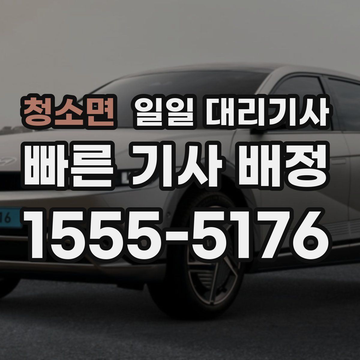 청소면 일일 대리기사