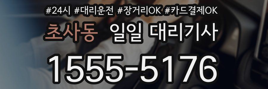 초사동 일일 대리기사