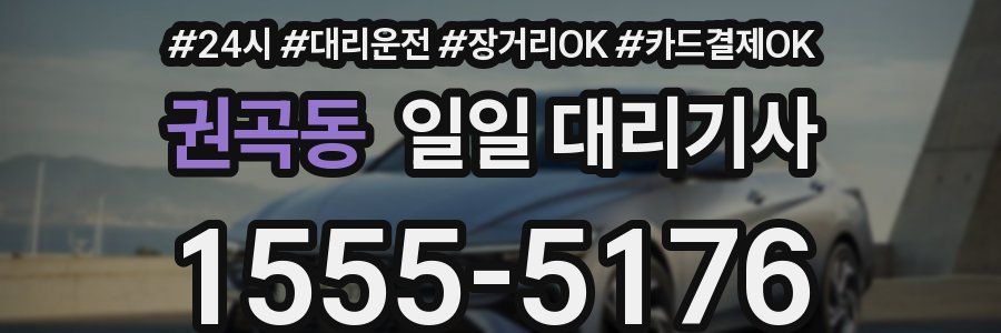 권곡동 일일 대리기사