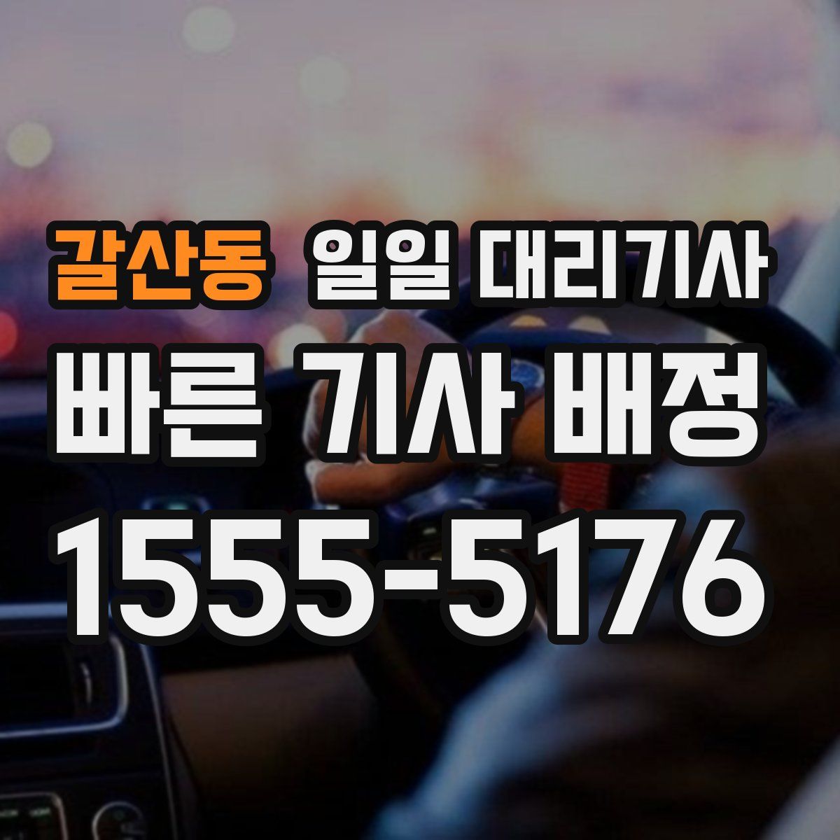 갈산동 일일 대리기사