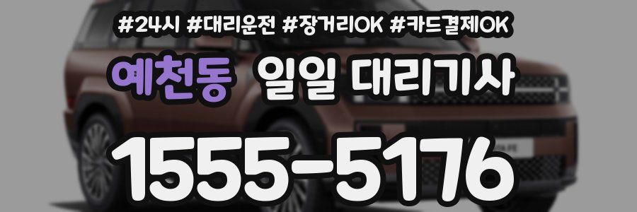 예천동 일일 대리기사