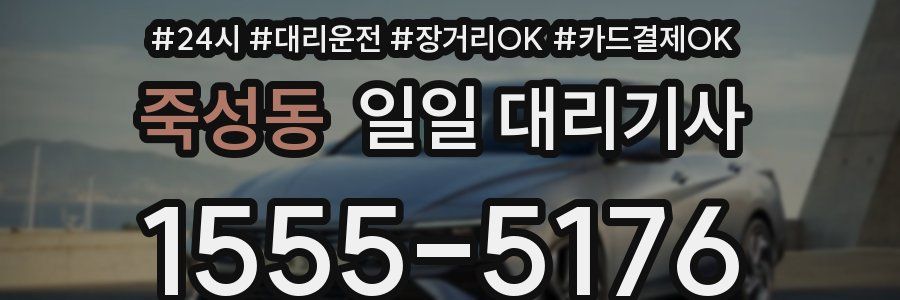 죽성동 일일 대리기사