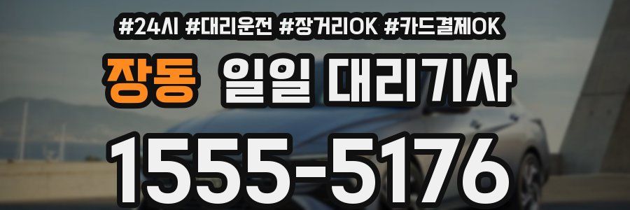 장동 일일 대리기사