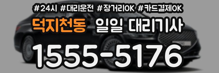 덕지천동 일일 대리기사