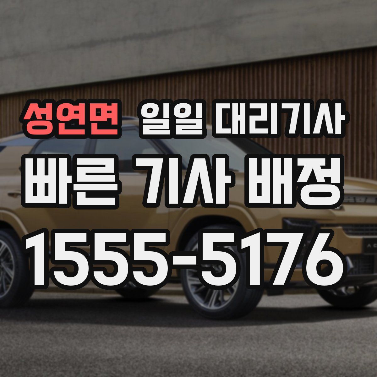 성연면 일일 대리기사