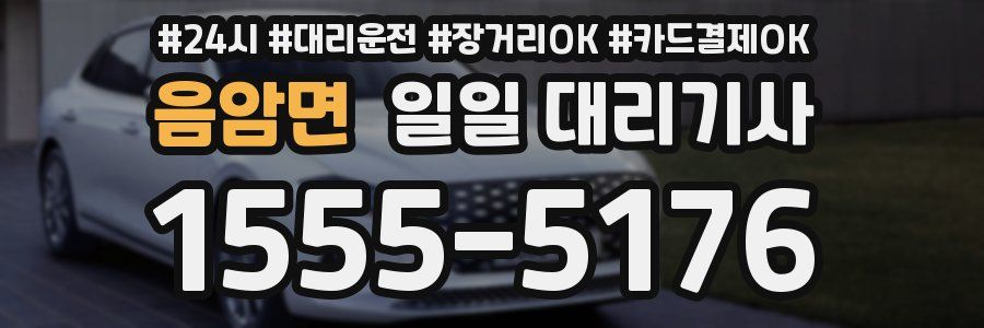 음암면 일일 대리기사