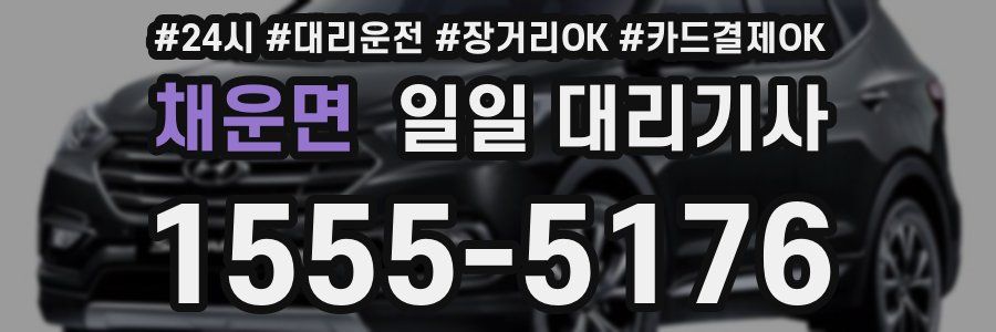 채운면 일일 대리기사