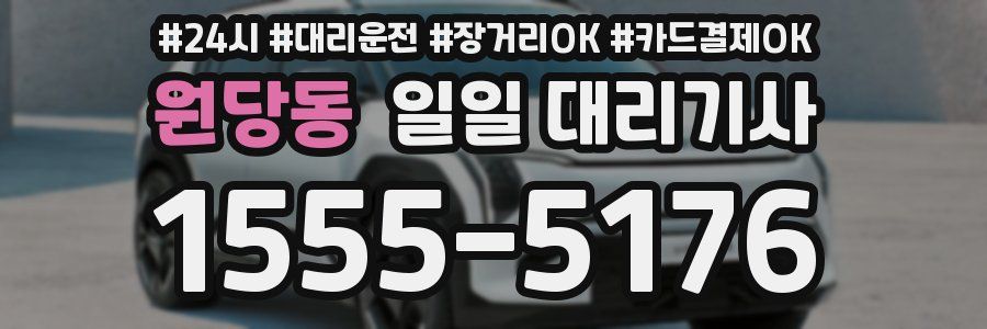 원당동 일일 대리기사