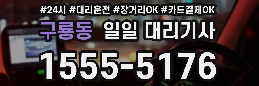 구룡동 일일 대리기사