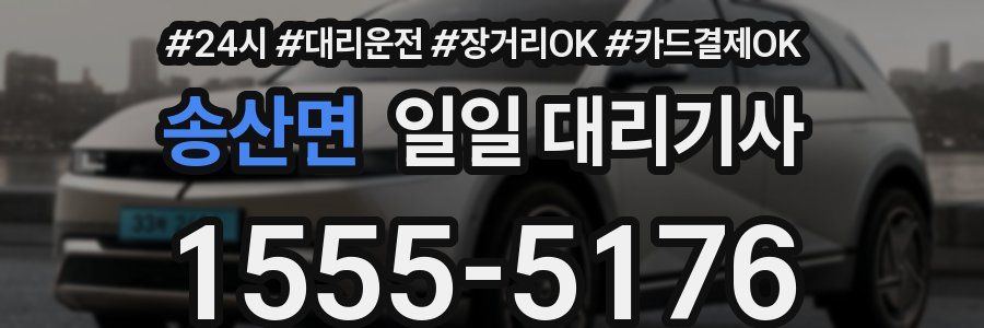 송산면 일일 대리기사