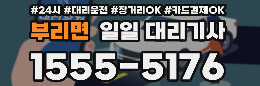 부리면 일일 대리기사