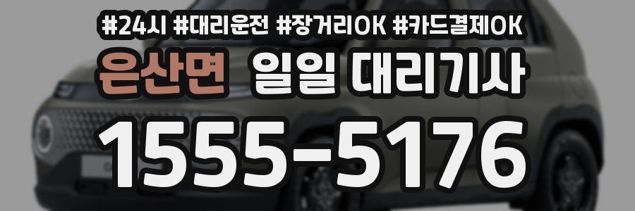 은산면 일일 대리기사