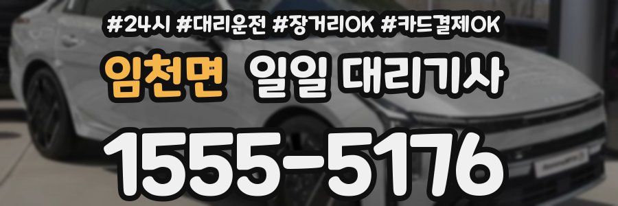 임천면 일일 대리기사