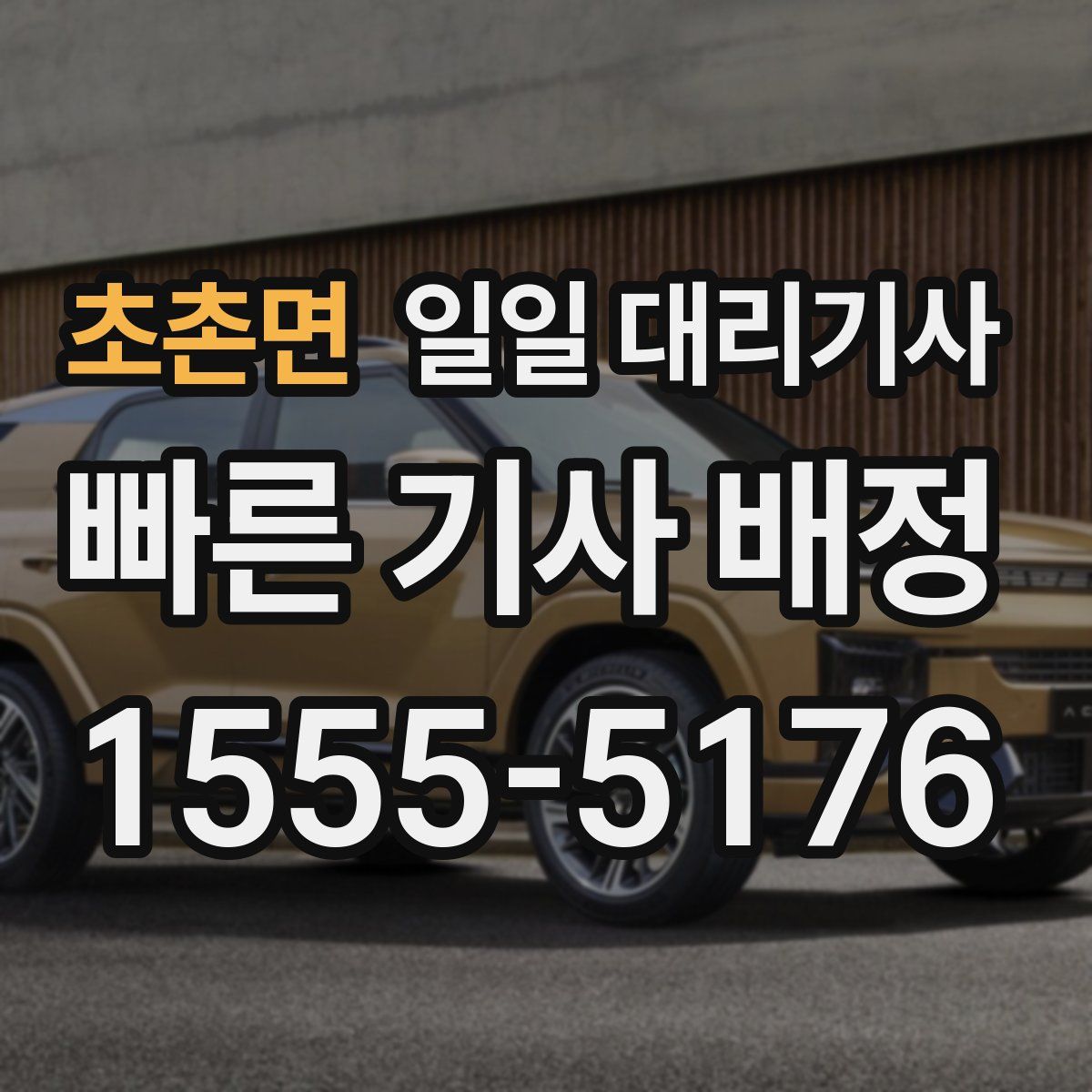 초촌면 일일 대리기사