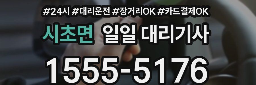 시초면 일일 대리기사