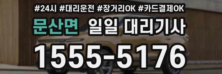 문산면 일일 대리기사