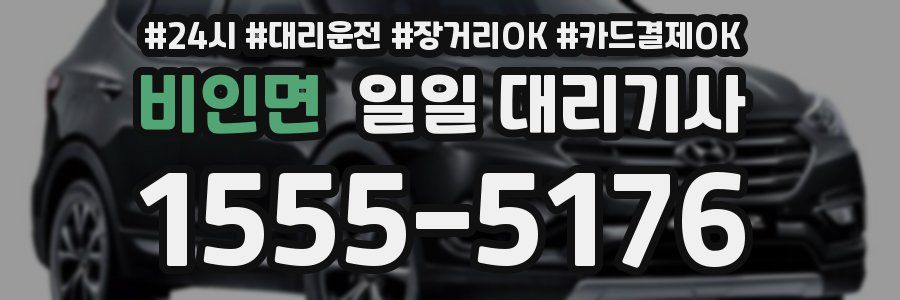 비인면 일일 대리기사