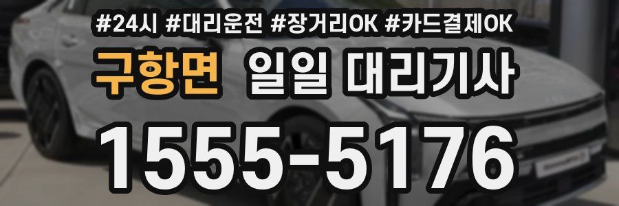 구항면 일일 대리기사