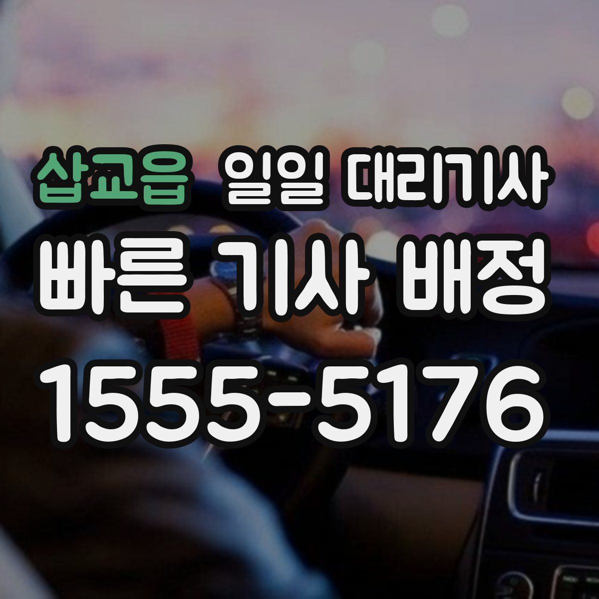 삽교읍 일일 대리기사