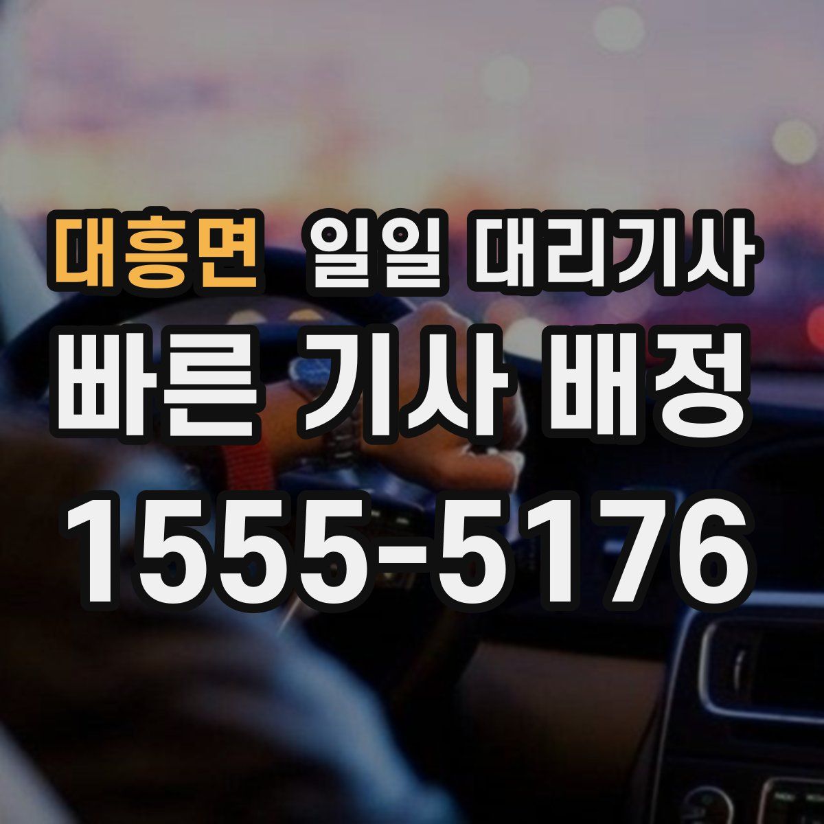 대흥면 일일 대리기사