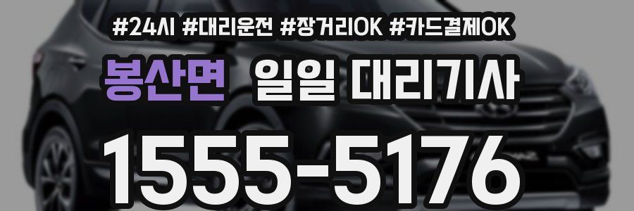 봉산면 일일 대리기사