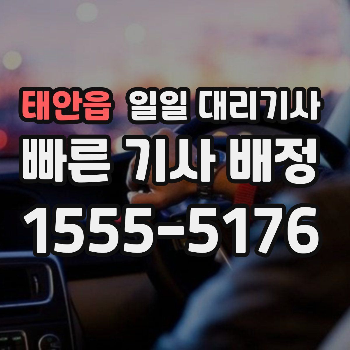 태안읍 일일 대리기사