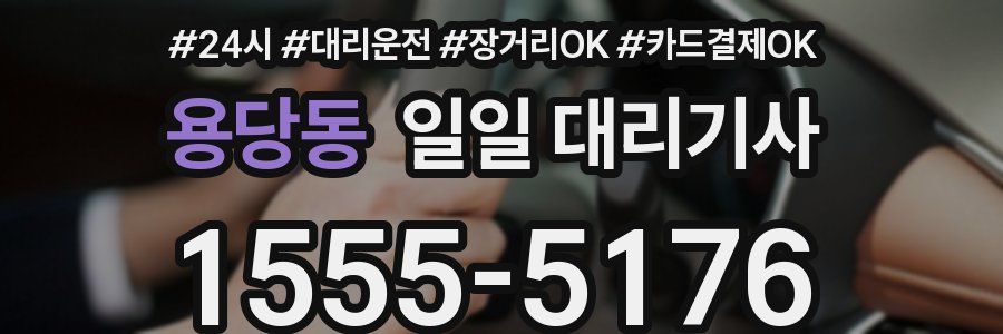 용당동 일일 대리기사