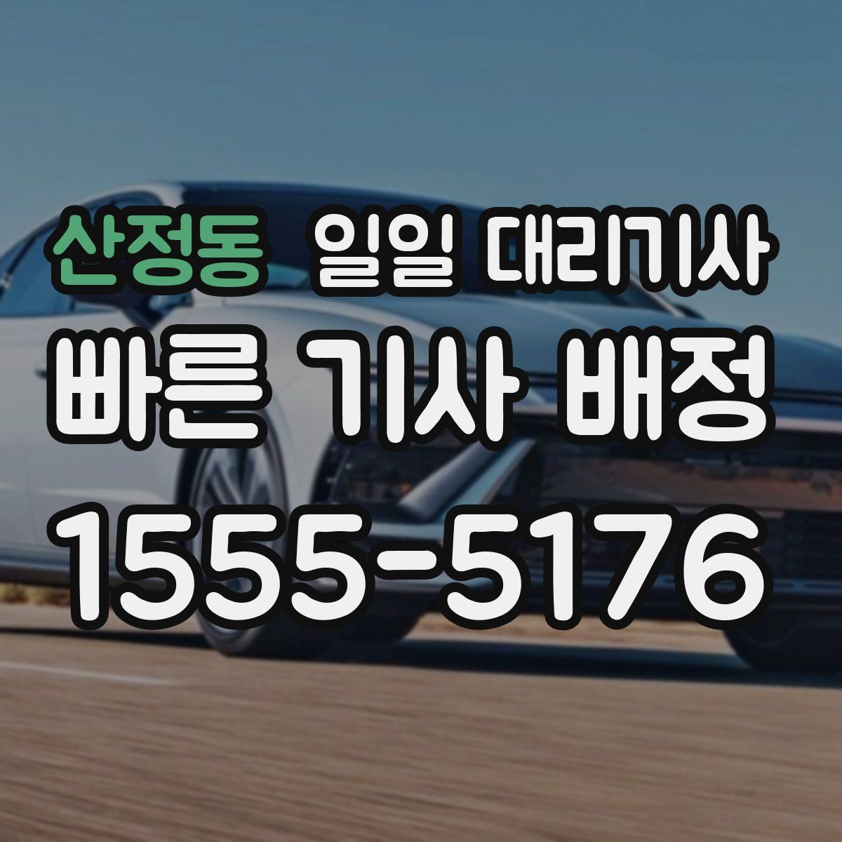 산정동 일일 대리기사