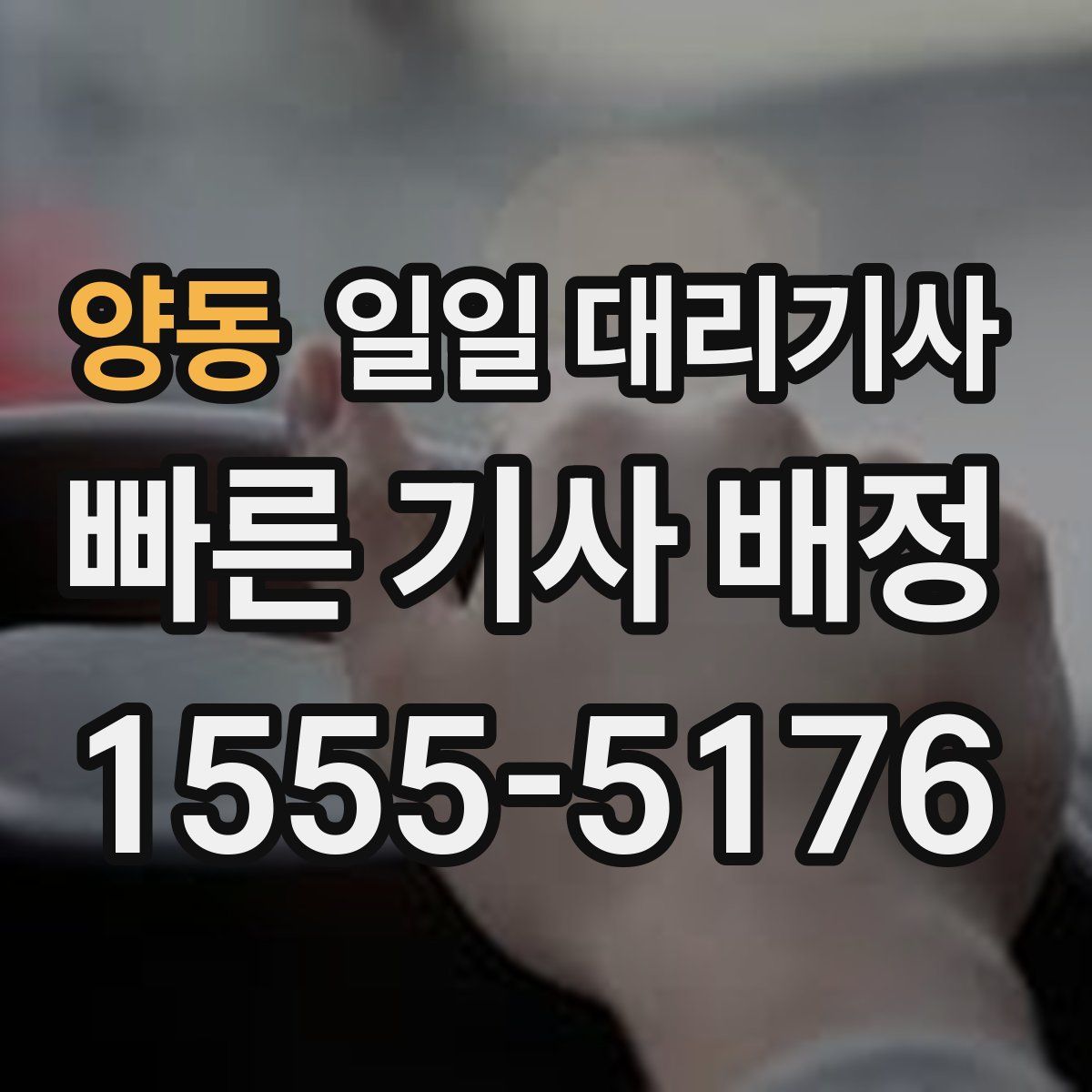 양동 일일 대리기사