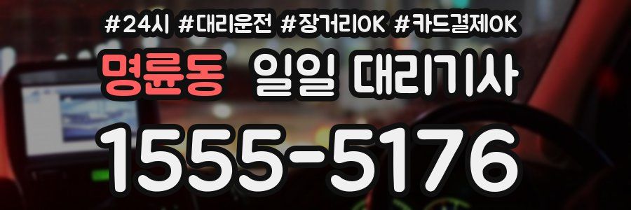 명륜동 일일 대리기사