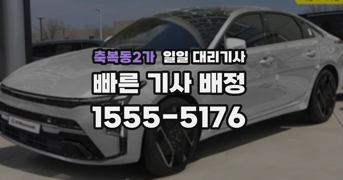 축복동2가 일일 대리기사