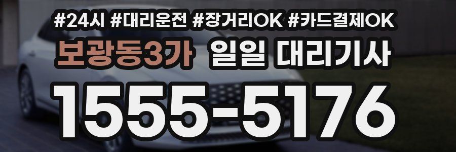 보광동3가 일일 대리기사