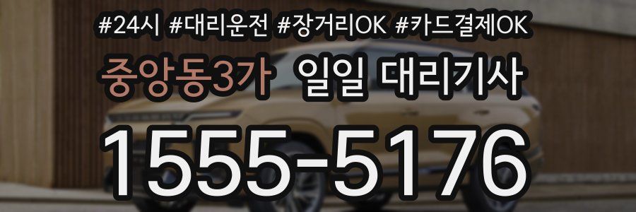 중앙동3가 일일 대리기사