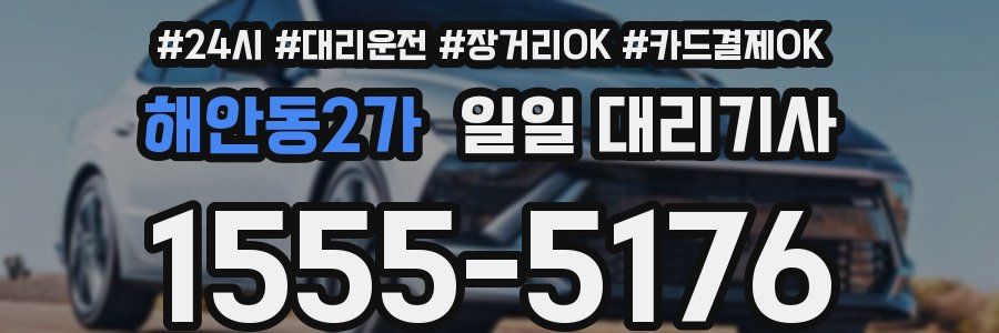 해안동2가 일일 대리기사