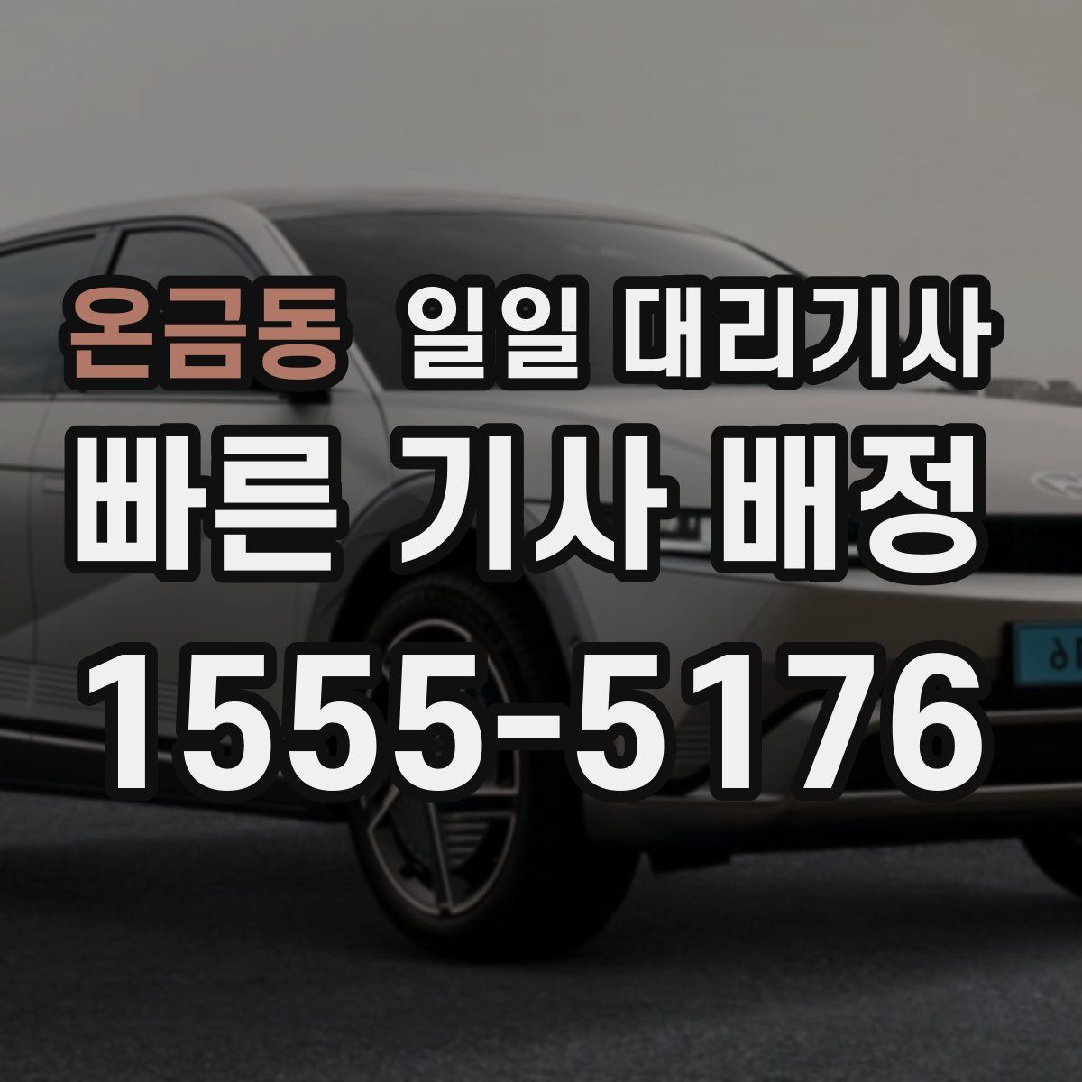 온금동 일일 대리기사