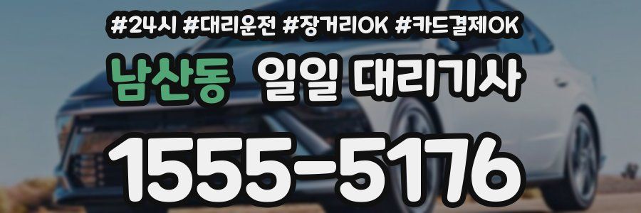 남산동 일일 대리기사