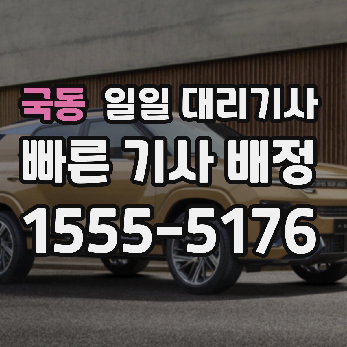 국동 일일 대리기사