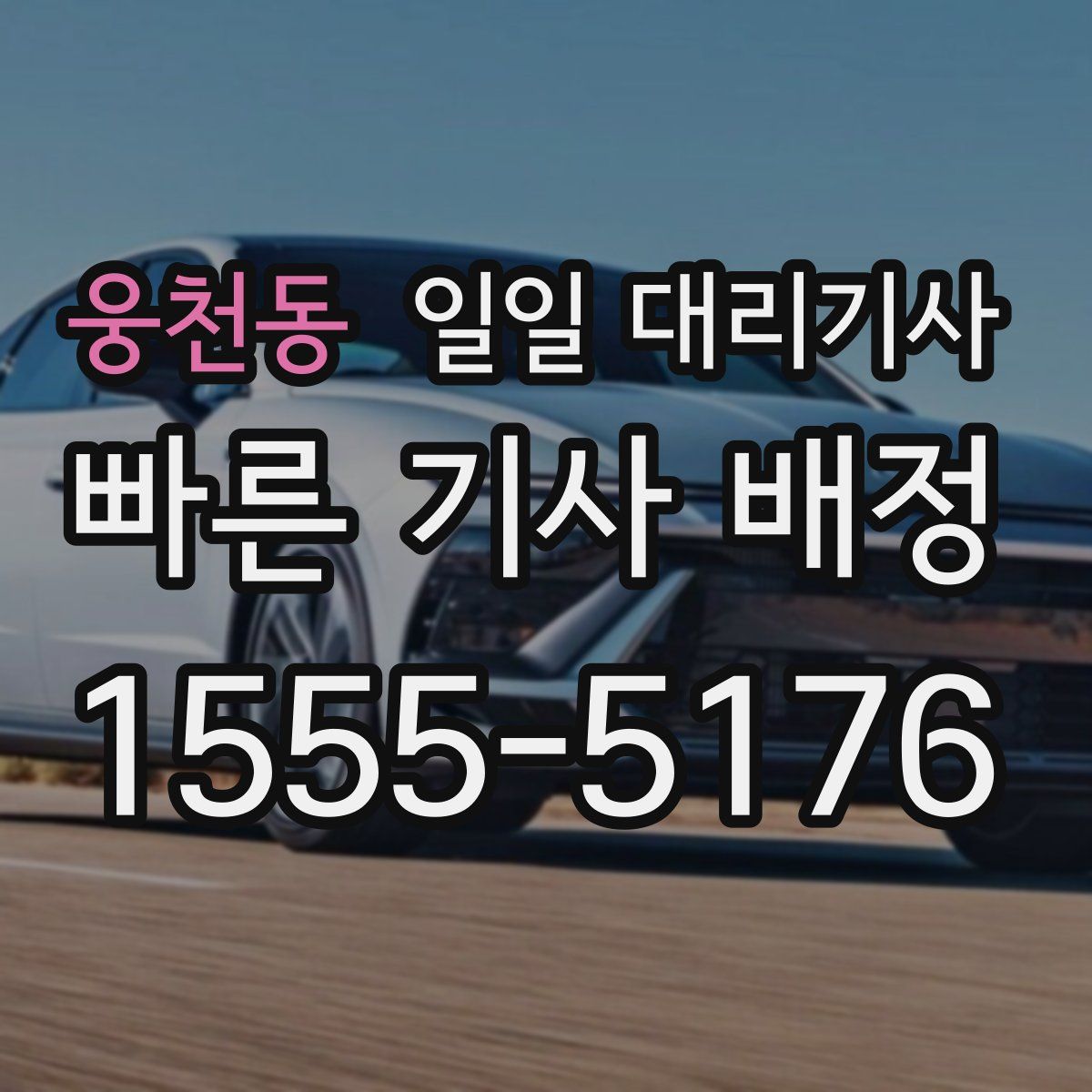 웅천동 일일 대리기사