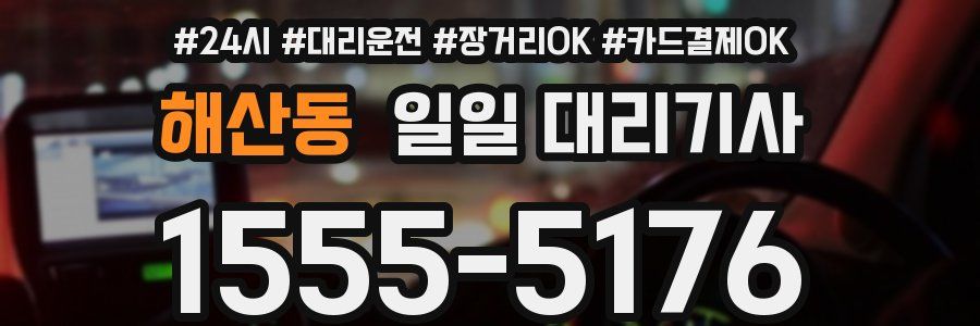 해산동 일일 대리기사