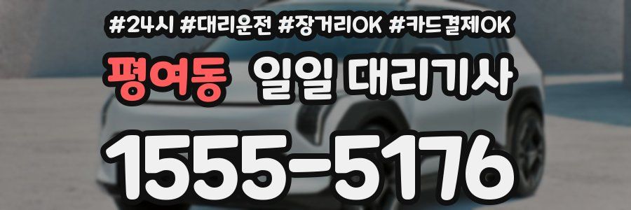 평여동 일일 대리기사