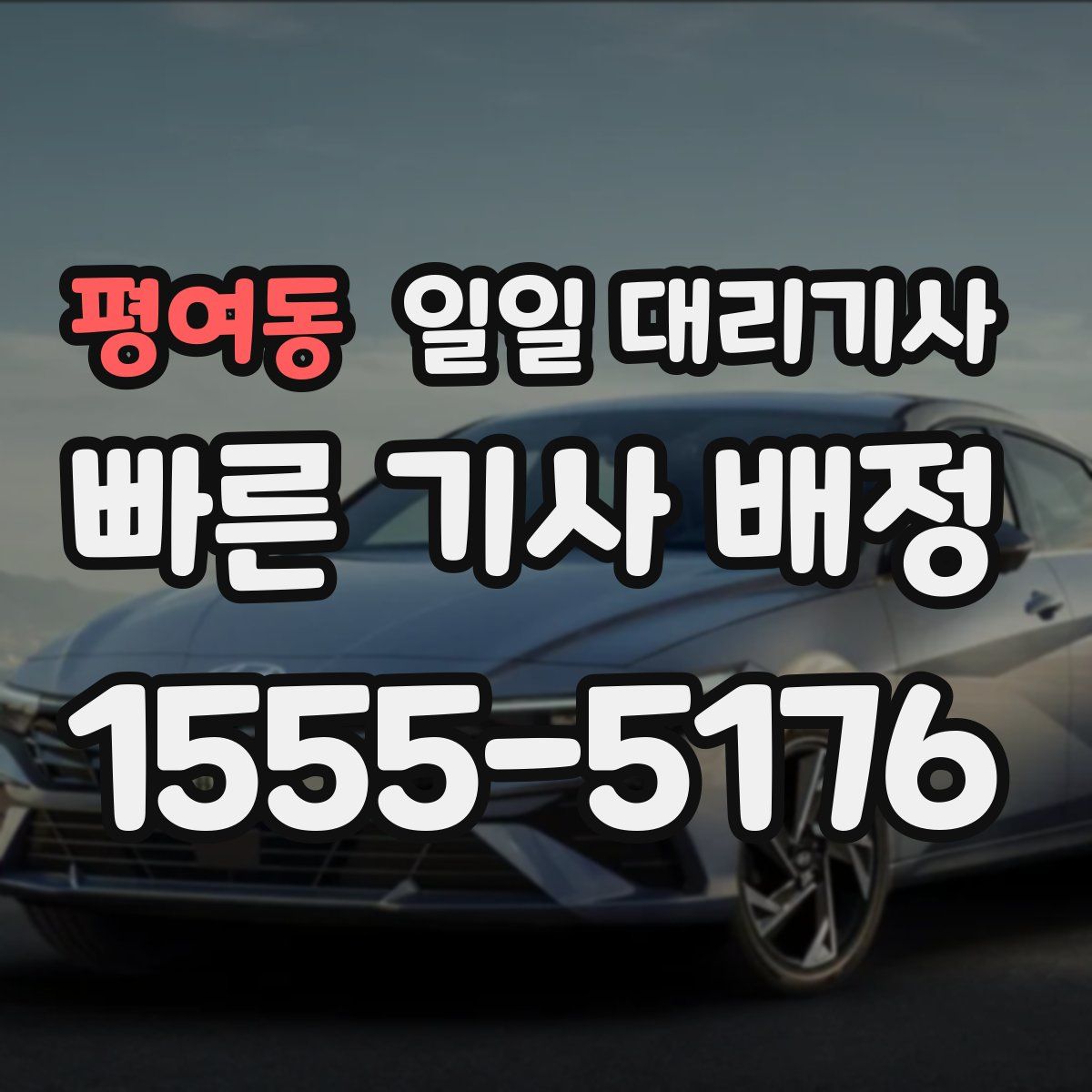 평여동 일일 대리기사