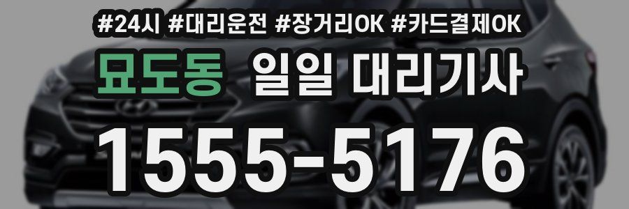 묘도동 일일 대리기사