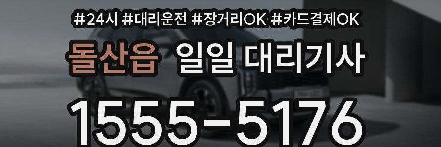 돌산읍 일일 대리기사