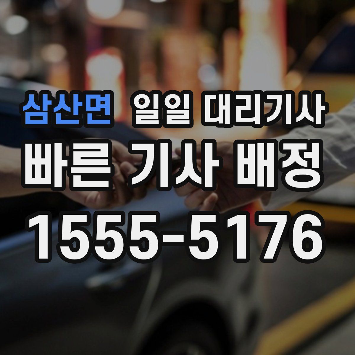 삼산면 일일 대리기사