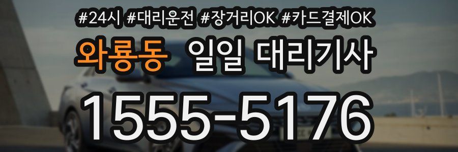 와룡동 일일 대리기사