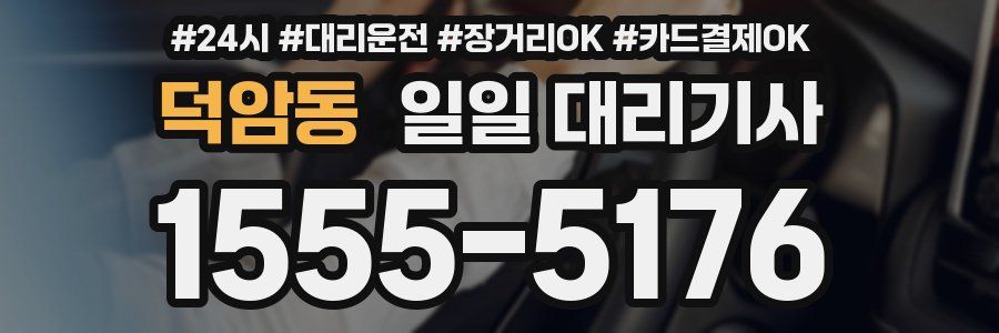 덕암동 일일 대리기사