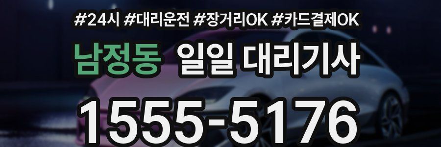 남정동 일일 대리기사