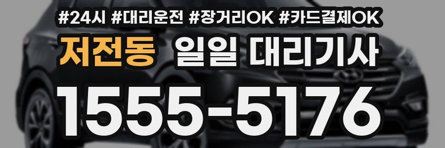 저전동 일일 대리기사