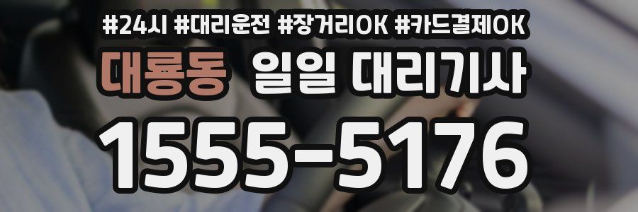 대룡동 일일 대리기사