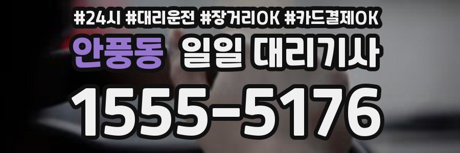 안풍동 일일 대리기사
